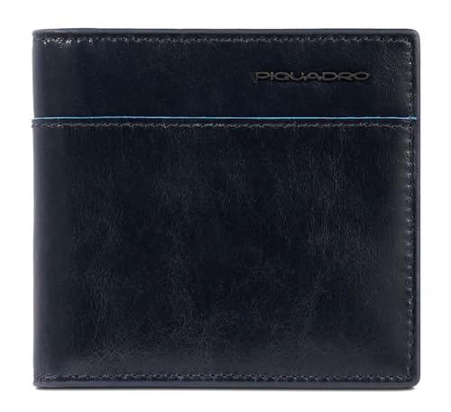 PIQUADRO Blue Square Revamp Men´s Wallet with Money Clip Blue von Piquadro