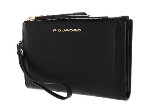 Piquadro Gea Börse mit Smartphone-Fach 18 cm black von Piquadro