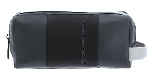 Piquadro Kulturbeutel,Unisex, By3880ub00., Grey Black (Grau) - BY3880UB00-GRN von Piquadro