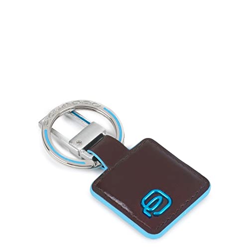 Piquadro PC3757B2/MO Blue Square Schlüsselanhänger, Mahagoni von Piquadro