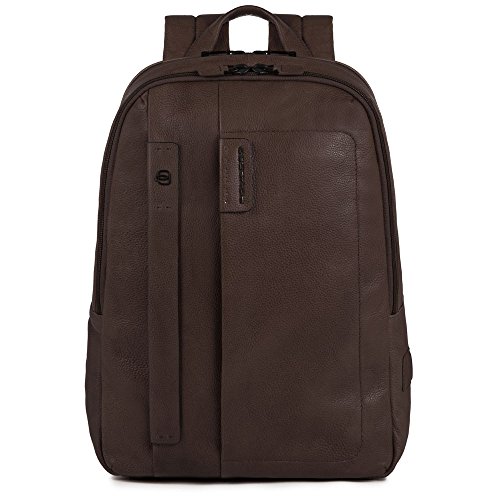 Piquadro Unisex-Erwachsene Kinderrucksack, Marrone (Testa Di Moro) (Braun) von Piquadro