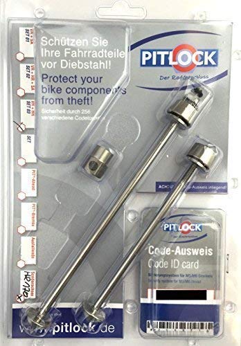 Pitlock Set 03 für Vorderrad und Hinterrad mit langer Achse 170 mm (Anhänger) von Pit Lock