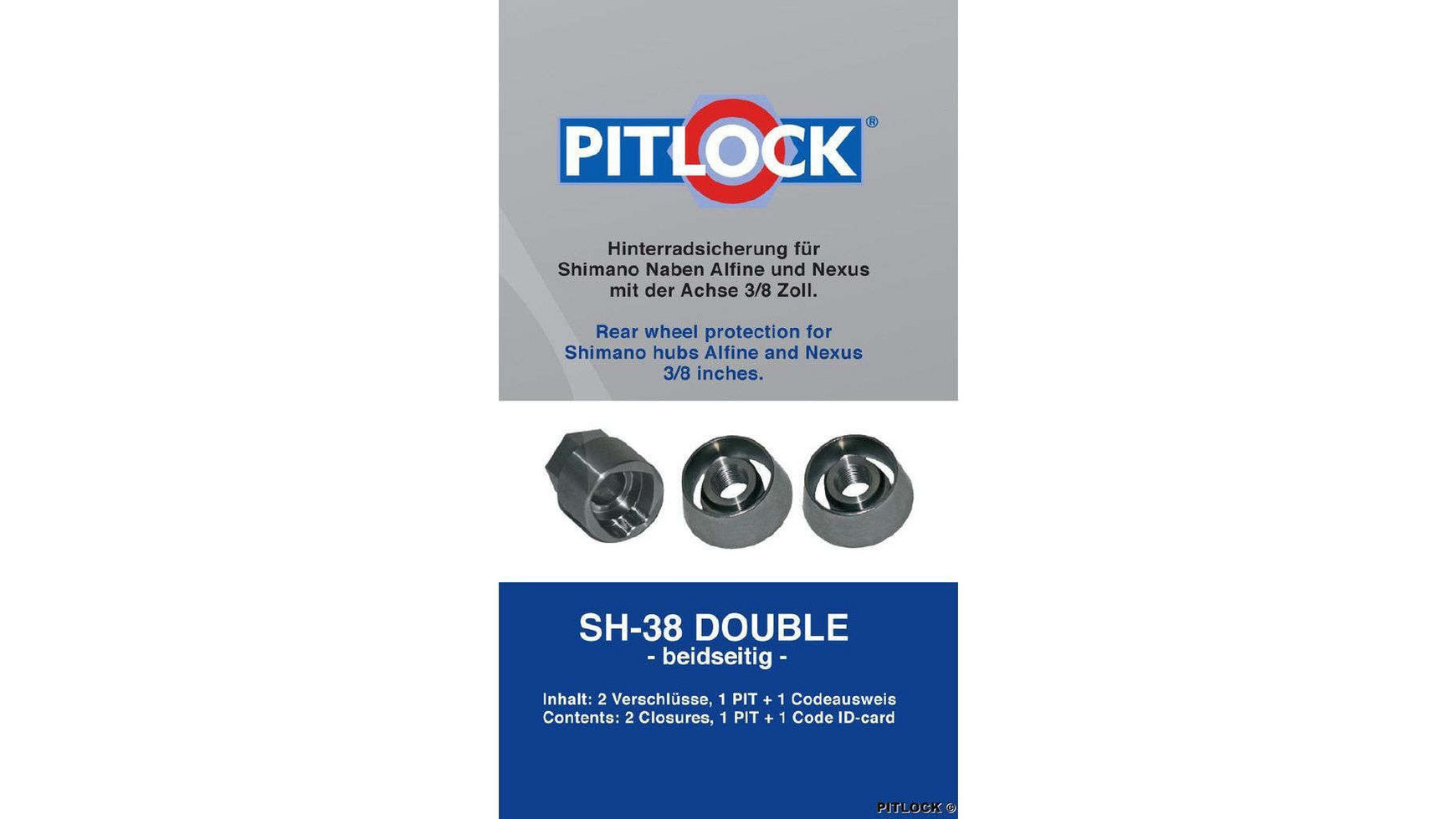 Pitlock Achsensicherung SH38 double von Pitlock