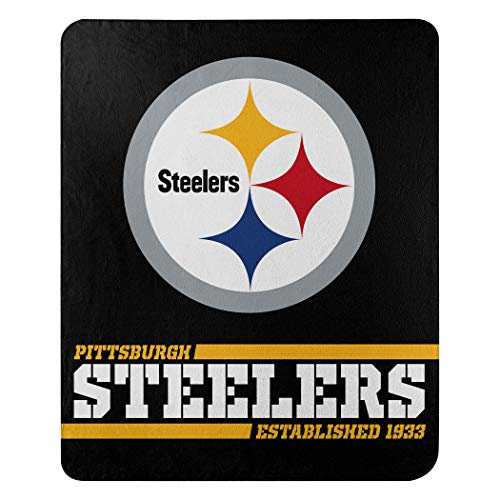 Pittsburgh Steelers Offizielle NFL Decke, Fleecedecke in 127 x 152 cm von WARMHAND