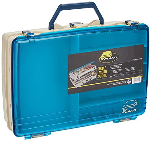 Plano 2-stufige Ranzen-Tackle-Box, Premium-Aufbewahrungsbox. von Plano