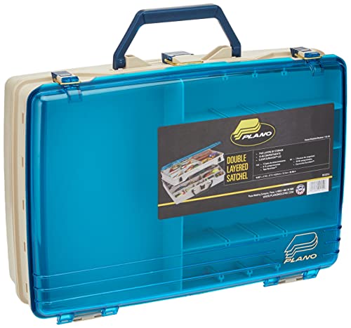 Plano 2-stufige Ranzen-Tackle-Box, Premium-Aufbewahrungsbox. von PLANO