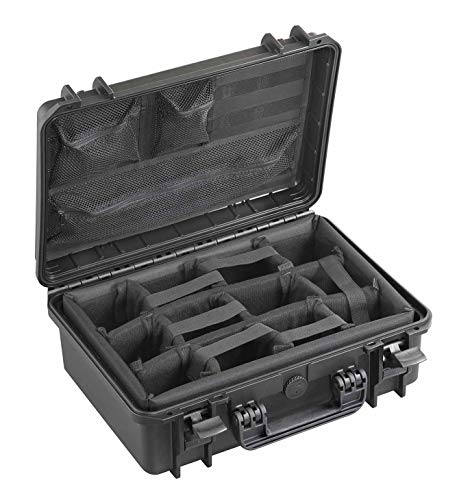 Panaro Max Cases, Fotokoffer mit Unterteilungen aus Kunststoff, Schwarz, M von MAX