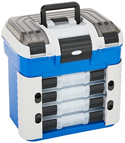 Plastica Panaro Angelkoffer 502, zum Transportieren, Schützen und Organisieren von Ausrüstung, Blau, Außenmaße 420 x 303 x 400 mm von Plastica Panaro