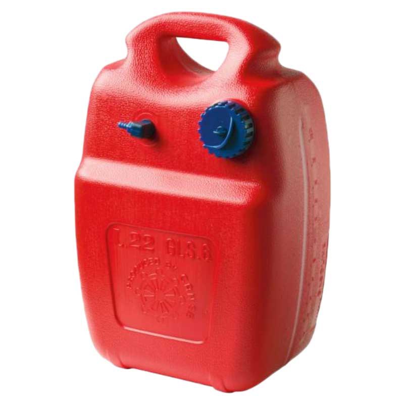 Plastimo 22l Fuel Tank Rot 55 x 33 x 23 cm von Plastimo