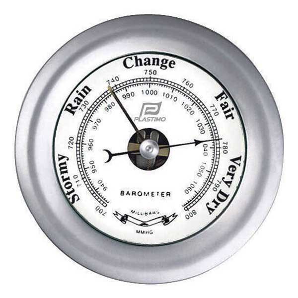 Plastimo Chromed Barometer Silber 4´´ von Plastimo