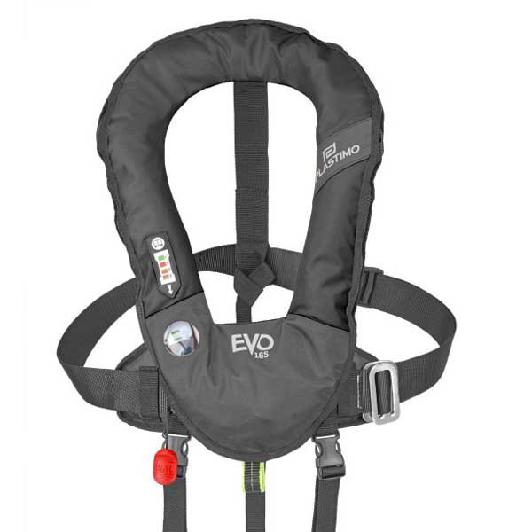 Plastimo Evo 165 Auto Harness Inflatable Lifejacket Schwarz von Plastimo