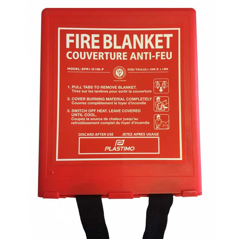 Plastimo Fire Protection Blanket Rot 100 x 100 cm von Plastimo