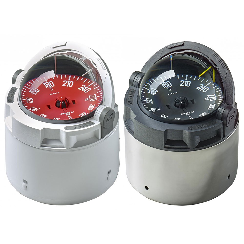 Plastimo Olimpic 135 Compass With Red Flat Card/binnacle Silber 175 x 210 mm von Plastimo