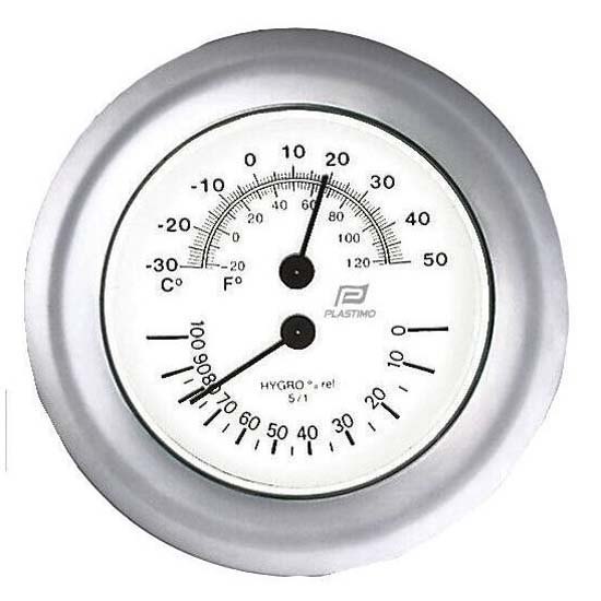 Plastimo Thermometer&hygrometer Silber 4´´ von Plastimo