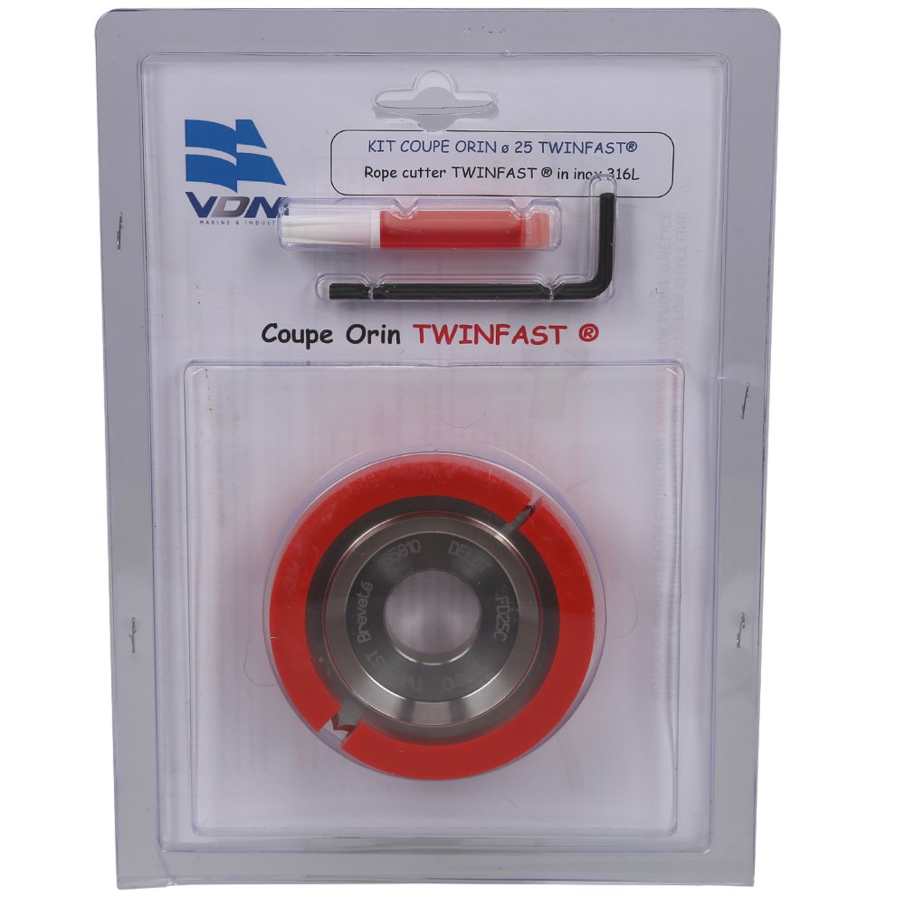 Plastimo Twinfast Rope Cutter Disc Golden 50 x 17.5 mm von Plastimo