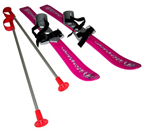 Plastkon Kids 'Baby 90 Ski, pink-Reflex, 92 x 70 x 22 cm von Plastkon