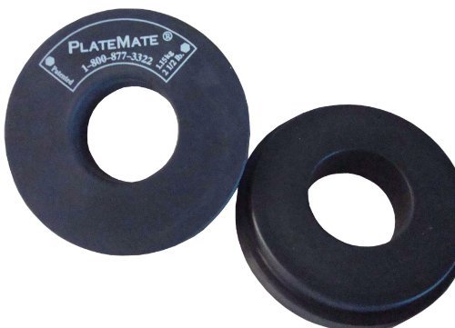 PlateMate Microload Pair 2 1/2 lb. Magnetic Donut Weights von Plate Mate