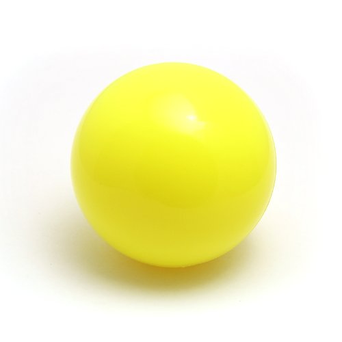 Play Juggling - Balle de jonglage Pour Jongleur Modèle Contact Stage Ball - Couleurs UV (100mm (260gr) - Jaune von Play Juggling