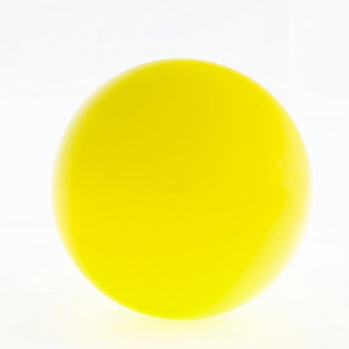Play Juggling - Balle de jonglage Pour Jongleur Modèle Contact Stage Ball - Couleurs UV (130mm (400gr) - Jaune von Play Juggling