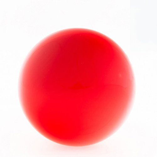 Play Juggling - Balle de jonglage Pour Jongleur Modèle Contact Stage Ball - Couleurs UV (130mm (400gr) - Rouge von Play Juggling
