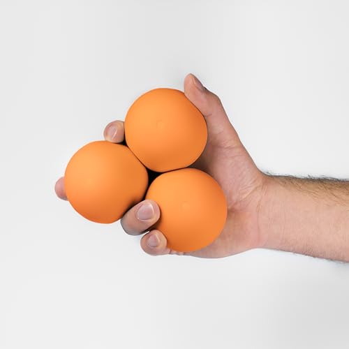 Play Juggling - TRIS Jonglierbälle Modell MMX - Orange UV, 135 g, 67 mm von Play Juggling