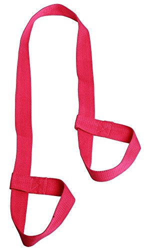 PlayCool Durable Yoga Mat Harness Strap Sling, Yoga Mat Carrying Strap - Rosered2 von PlayCool