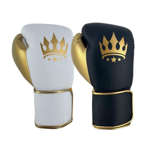 Playerz Power Boxhandschuhe, Playerz Sparring-Handschuhe für Muay Thai, Kickboxen und MMA-Training, Klettverschluss, 284 g, 340 g, 397 g, 453 g von Playerz Boxing Est 2020