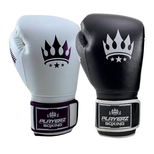 Playerz SparTech Boxhandschuhe, Playerz Sparring-Handschuhe für Muay Thai, Kickboxen und MMA-Training, Klettverschluss, 284 g, 340 g, 397 g, 453 g von Playerz Boxing Est 2020