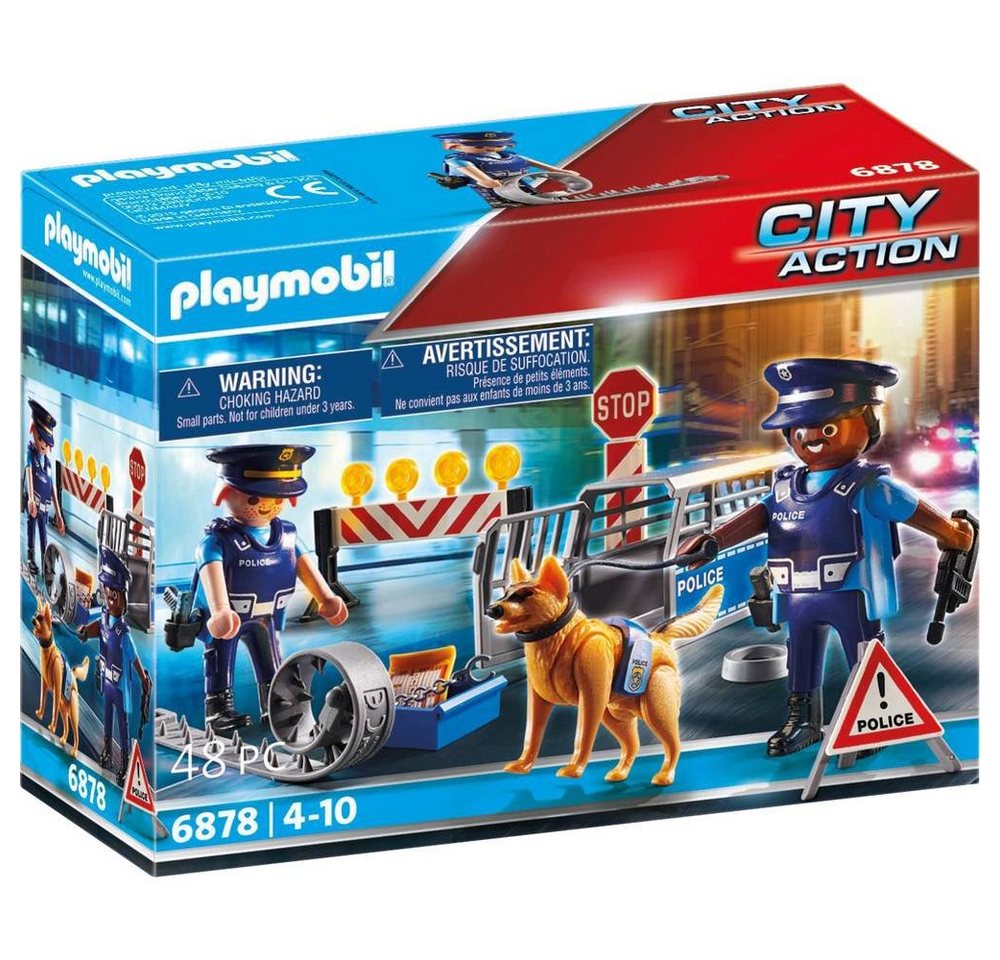 Playmobil® Konstruktions-Spielset Polizei-Straßensperre von Playmobil®