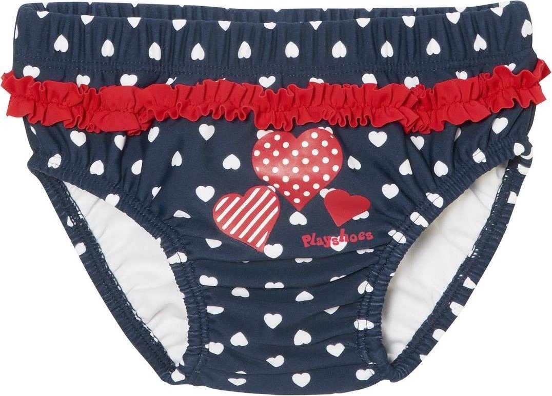Playshoes Badehose UV-Schutz Windelhose Herzen von Playshoes
