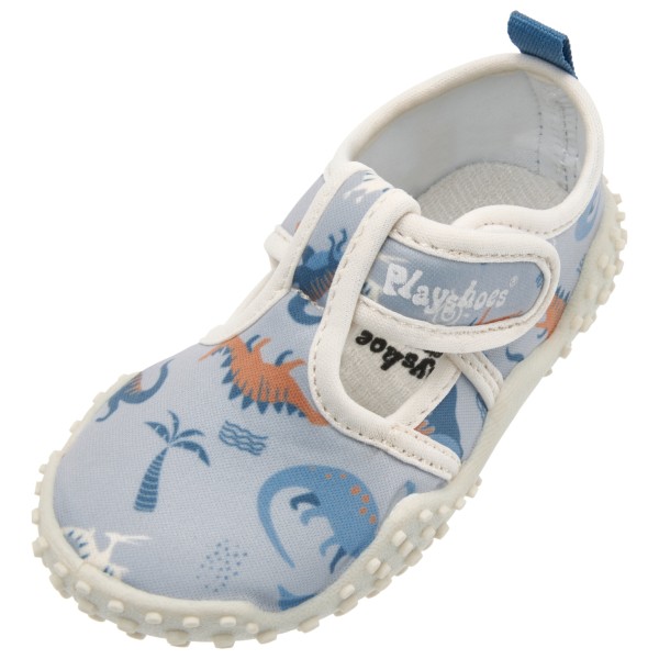 Playshoes - Kid's Aqua-Schuh Dino Allover - Wassersportschuhe Gr 22/23 grau von Playshoes