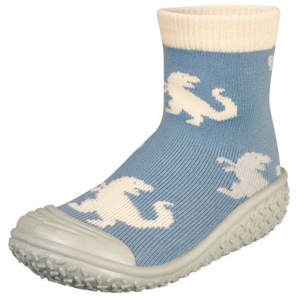 Playshoes - Kid's Aqua-Socke Dino Allover - Wassersportschuhe Gr 18/19;20/21;22/23;24/25;26/27;28/29 grau von Playshoes