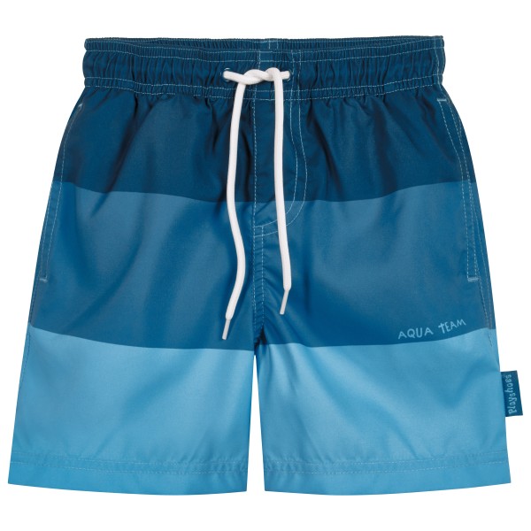 Playshoes - Kid's Beach-Short Color Block - Boardshorts Gr 110/116 blau von Playshoes