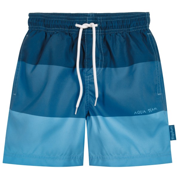 Playshoes - Kid's Beach-Short Color Block - Boardshorts Gr 86/92 blau von Playshoes