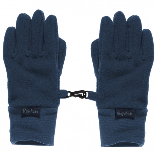 Playshoes - Kid's Finger-Handschuh Fleece - Handschuhe Gr 4-6 Years blau von Playshoes
