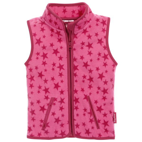 Playshoes - Kid's Fleece-Weste Sterne - Fleeceweste Gr 140 rosa von Playshoes