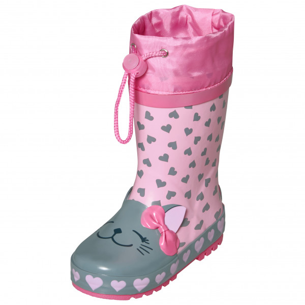 Playshoes - Kid's Gummistiefel Katze - Gummistiefel Gr 30 rosa von Playshoes