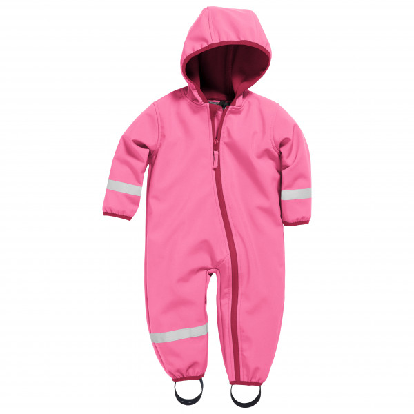 Playshoes - Kid's Softshell-Overall - Overall Gr 68 rosa von Playshoes