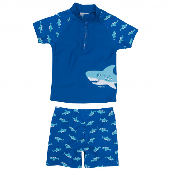 Playshoes - Kid's UV-Schutz Bade-Set Hai - Badehose Gr 110/116 blau von Playshoes