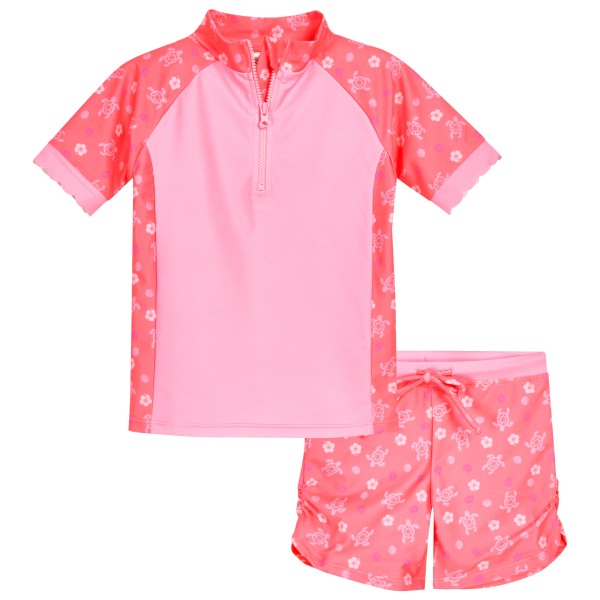 Playshoes - Kid's UV-Schutz Bade-Set Hawaii - Lycra Gr 74/80 rosa von Playshoes