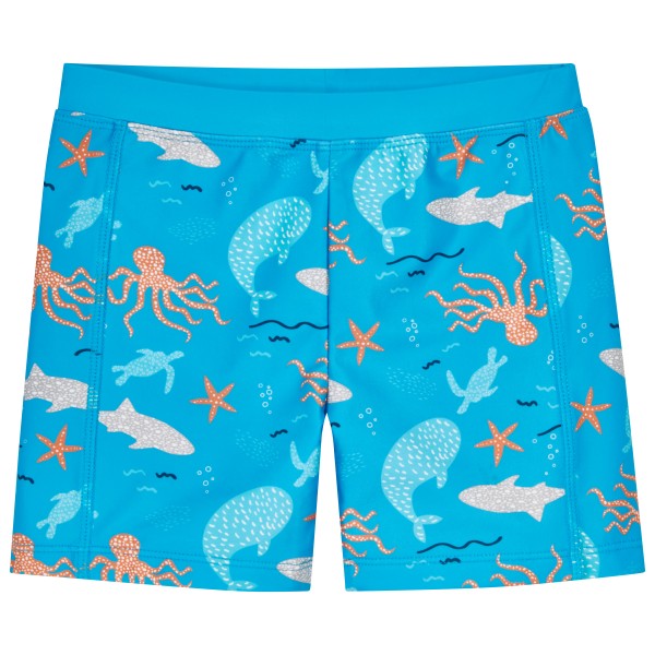 Playshoes - Kid's UV-Schutz Badeshorts Meerestiere - Badehose Gr 86/92 blau von Playshoes