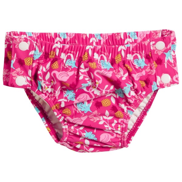 Playshoes - Kid's UV-Schutz Windelhose Flamingo Zum Knöpfen - Badehose Gr 62/68 rosa von Playshoes