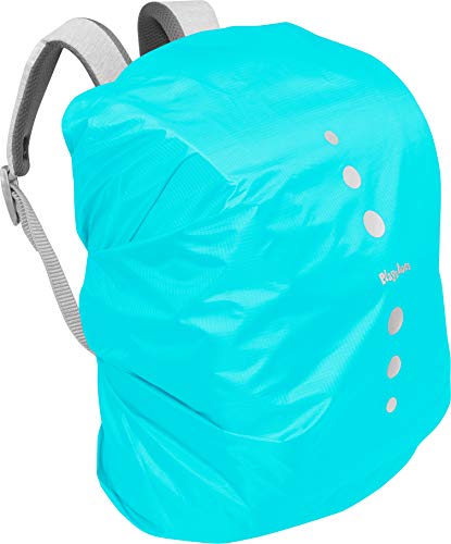 Playshoes Unisex Kinder Regenhülle für Rucksack Gepäck, L, Türkis 15 Türkis von Playshoes