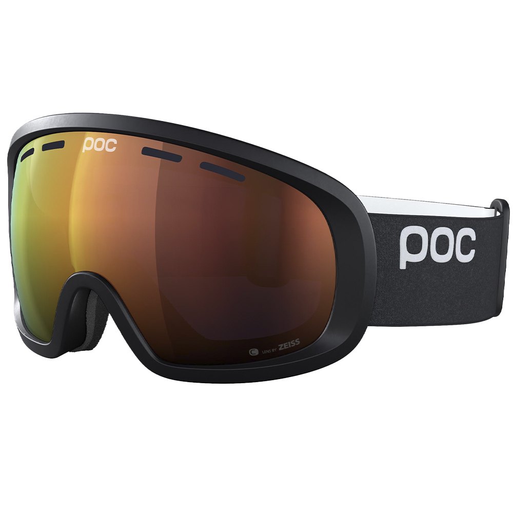 Poc Fovea Mid Clarity Ski Goggles Schwarz Spektris Orange/CAT2 von Poc