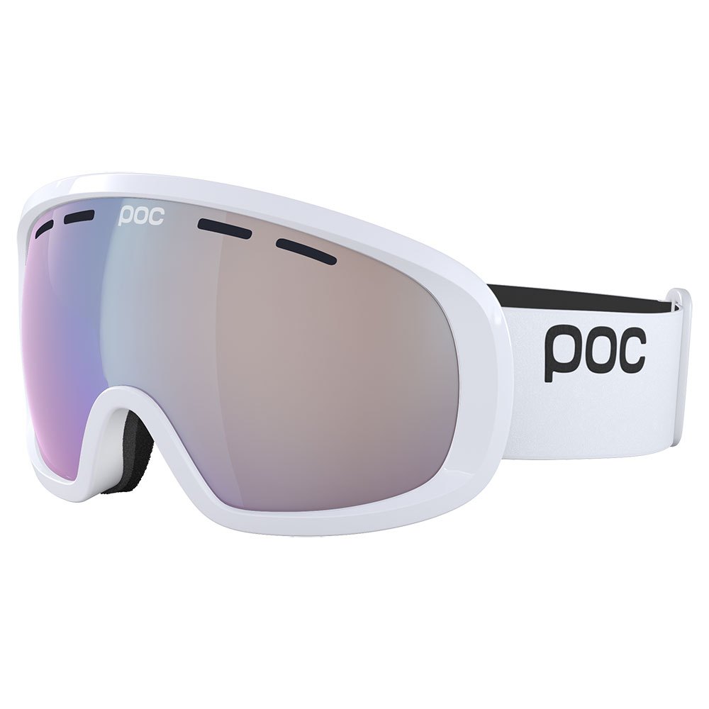 Poc Fovea Mid Photochromic Ski Goggles Weiß Light Pink Sky Blu/CAT1-3 von Poc