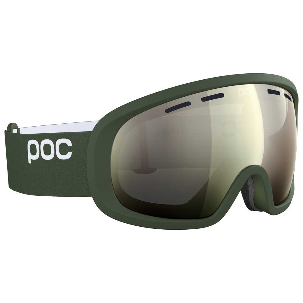 Poc Fovea Race Ski Goggles Grün Partly Sunny Ivory/CAT2 von Poc