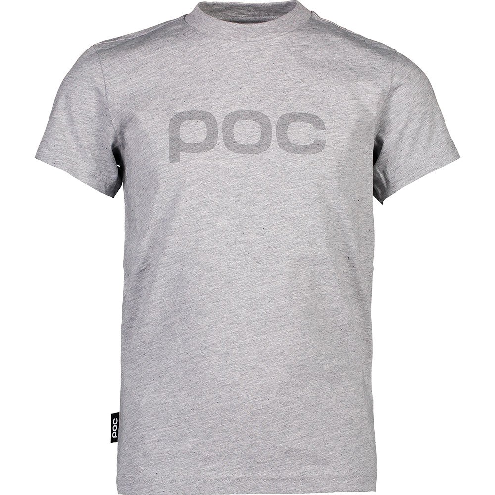 Poc Logo Short Sleeve T-shirt Grau 130 cm Junge von Poc