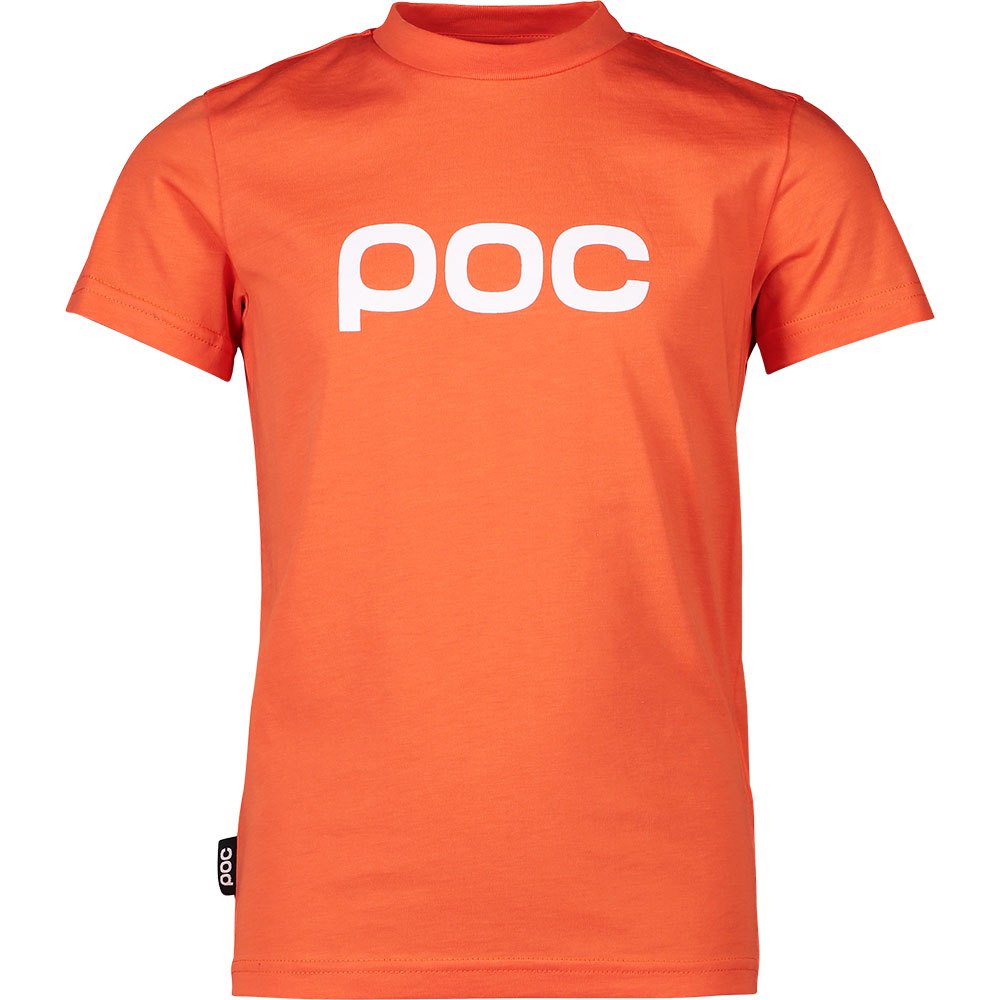 Poc Logo Short Sleeve T-shirt Orange 140 cm Junge von Poc