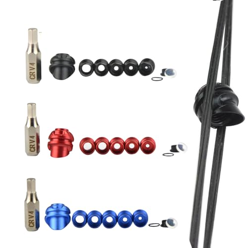 Poearcus Bogenschießen Peep Sight für Compound Bogen Sight Interchangeable Aluminiumlegierung Innenkern mit Peep Visor Hoody Compound Bogen (B, Schwarz, 45°) von Poearcus