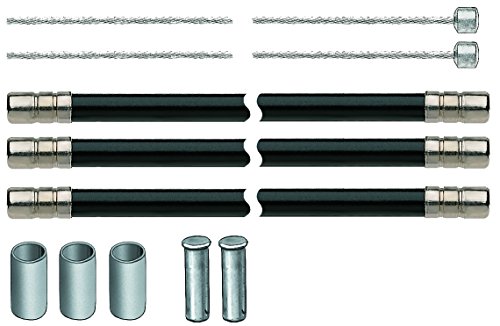 Point IFSP Schaltzug-Set-NIROSTA-2x Schaltungen-2x (500mm) -1x CSP (300mm) -3X (Zughüllen) -2X Endkappen (für Züge) Schaltzug-komplett, schwarz, 20 x 10 x 10 cm von Point